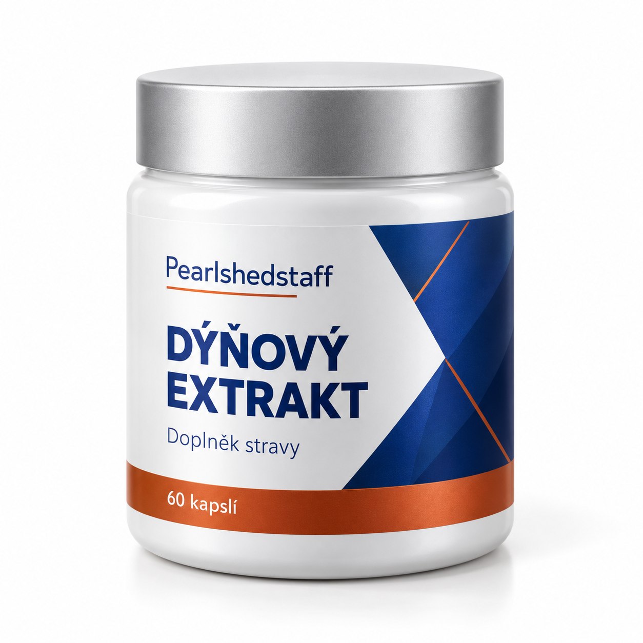 Pearlshedstaff – Dýňový extrakt, uzavřená dóza, 60 kapslí
