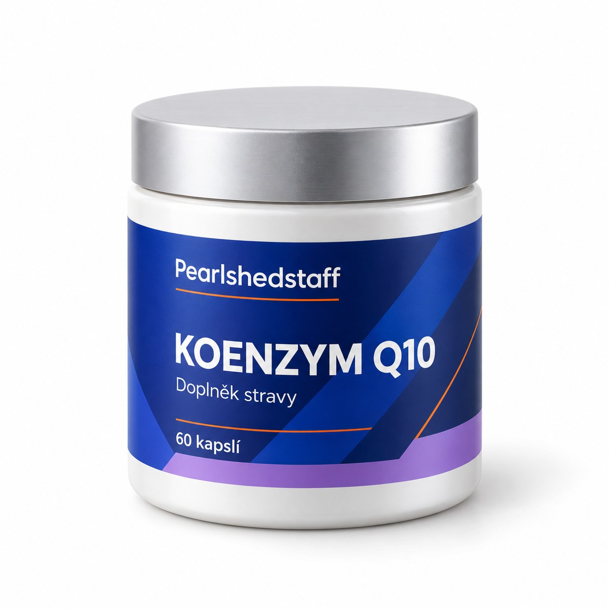 Pearlshedstaff – Koenzym Q10, uzavřená dóza, 60 kapslí